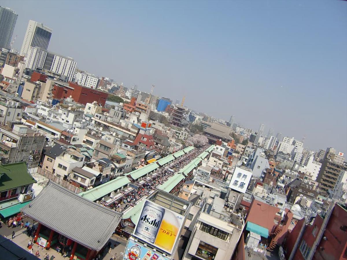 Apa Hotel Asakusa Kaminarimon Tokio Buitenkant foto